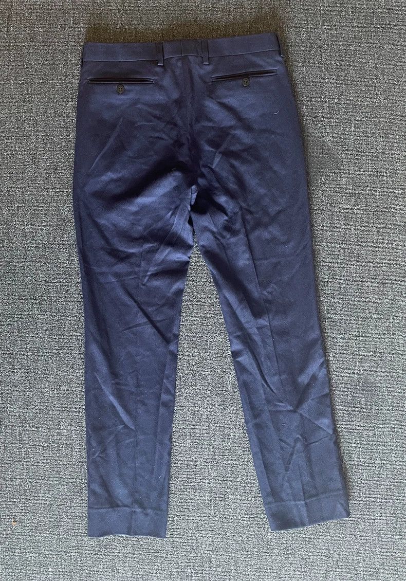Dior Dior Blue Wool Casual Trousers-yf Size US 36 / EU 52 - 3 Thumbnail