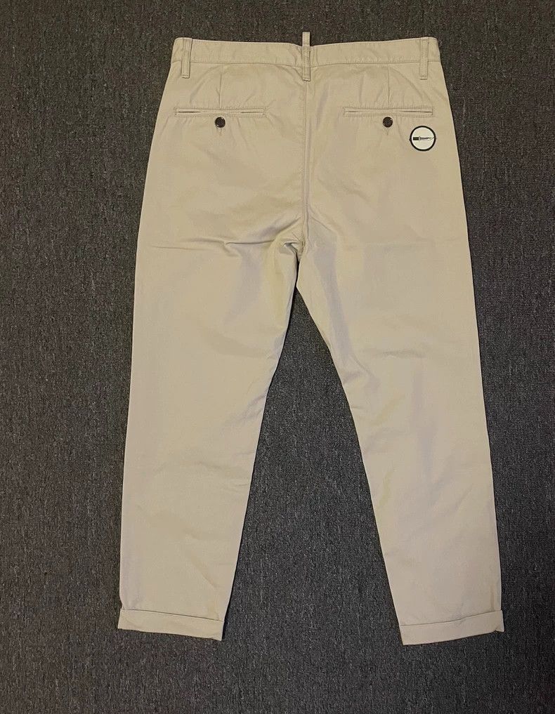 Dsquared2 Dsquared2 Khaki Casual Pants with Patches-yf Size US 34 / EU 50 - 3 Thumbnail