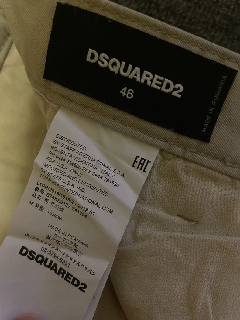 Dsquared2 Dsquared2 Khaki Casual Pants with Patches-yf Size US 34 / EU 50 - 6 Thumbnail