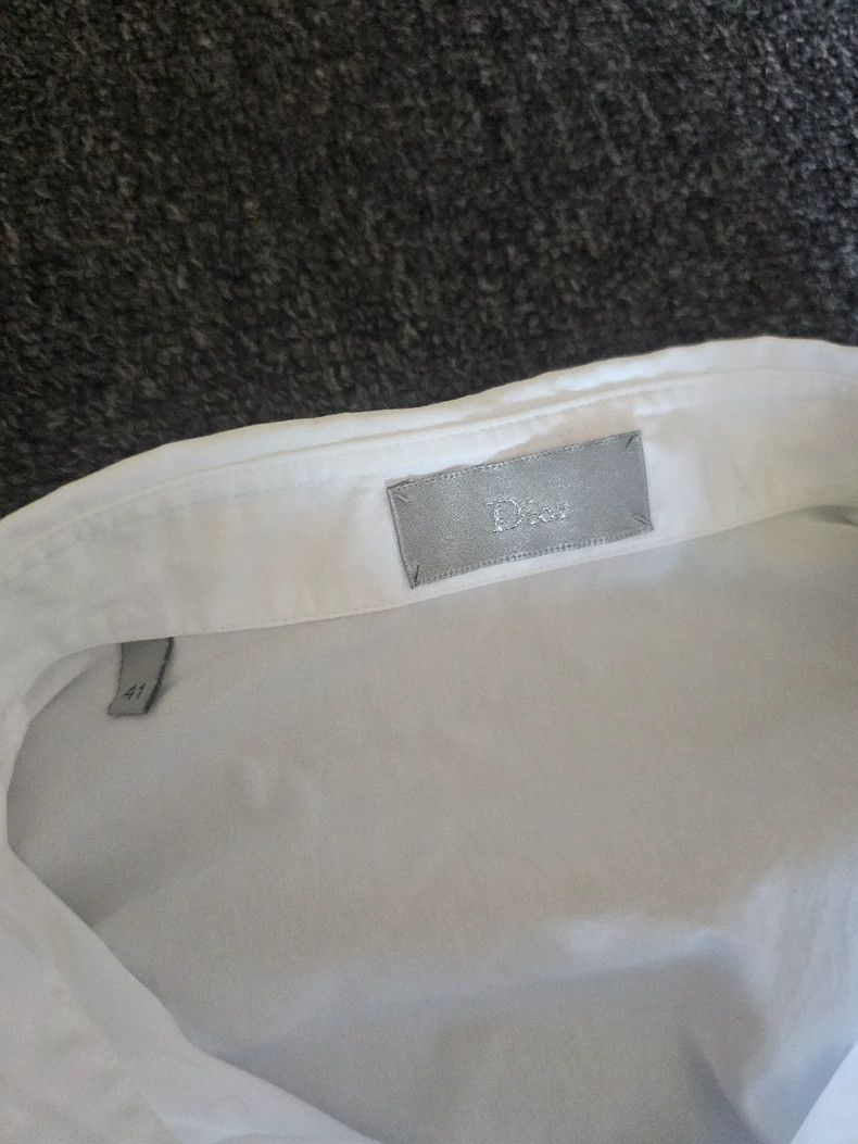 Dior Dior White Long Sleeve Shirt-yf Size US L / EU 52-54 / 3 - 3 Thumbnail