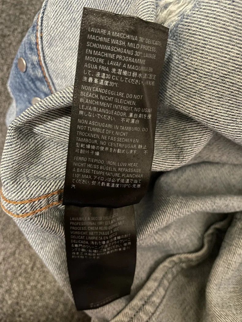 Balenciaga Balenciaga Oversize Embroidered Denim Jacket-yf Size US L / EU 52-54 / 3 - 6 Thumbnail