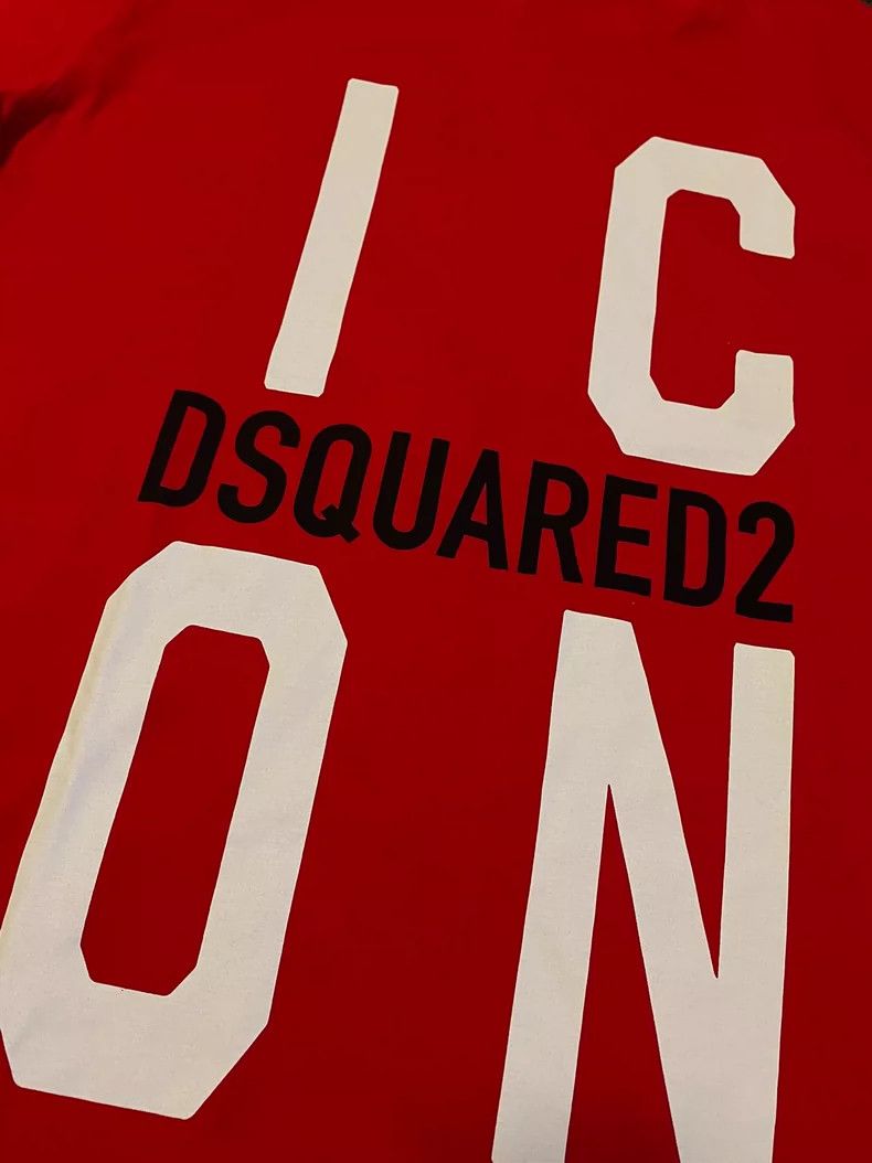 Dsquared2 DSQUARED2 Red Icon Logo T-Shirt-yf Size US L / EU 52-54 / 3 - 3 Thumbnail