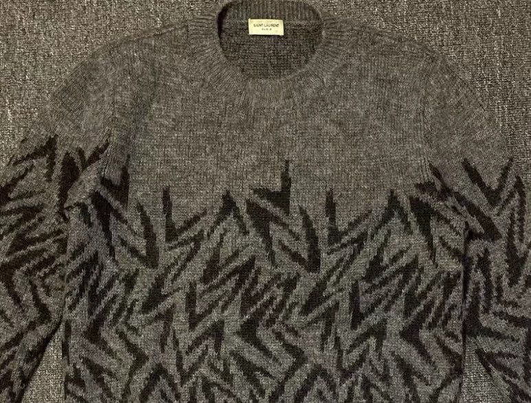 Saint Laurent Paris Saint Laurent Wool Mohair Blend Sweater-yf Size US XS / EU 42 / 0 - 2 Thumbnail
