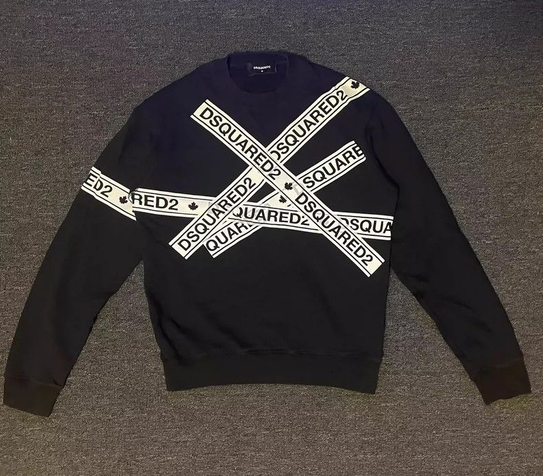 Dsquared2 DSquared2 Black Logo Sweatshirt-yf Size US M / EU 48-50 / 2 - 2 Thumbnail