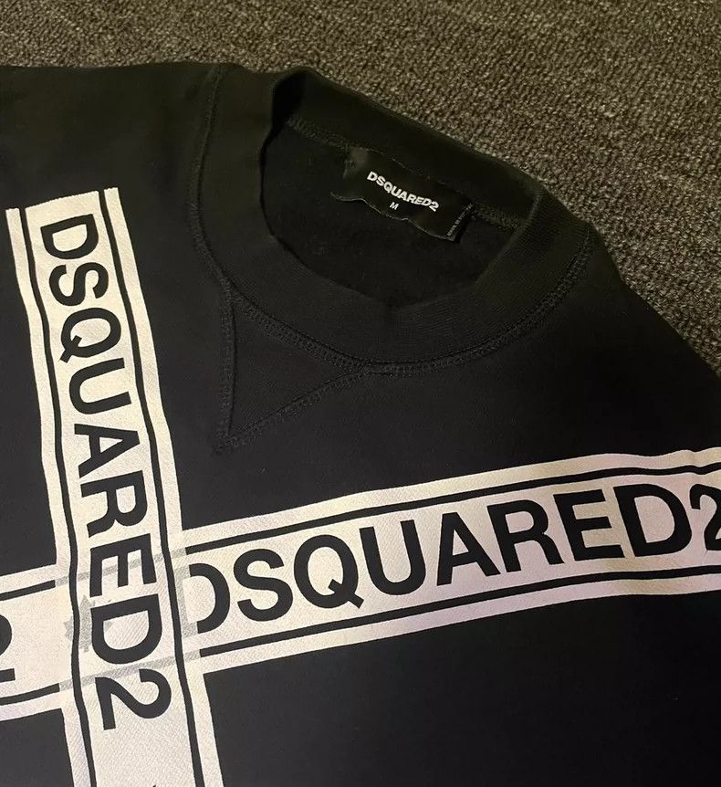 Dsquared2 DSquared2 Black Logo Sweatshirt-yf Size US M / EU 48-50 / 2 - 3 Thumbnail