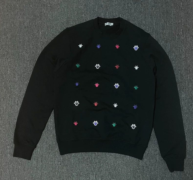 Dior Dior Embroidered Bee Black Sweatshirt-yf Size US M / EU 48-50 / 2 - 2 Thumbnail