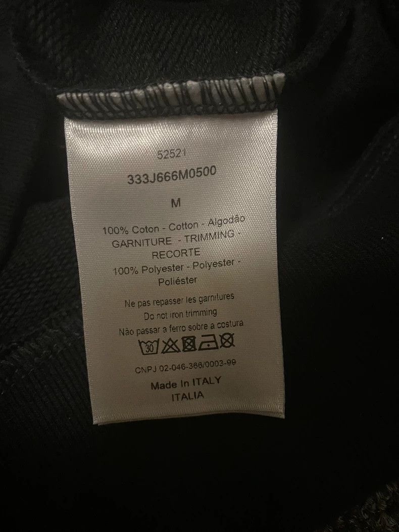 Dior Dior Embroidered Bee Black Sweatshirt-yf Size US M / EU 48-50 / 2 - 7 Thumbnail