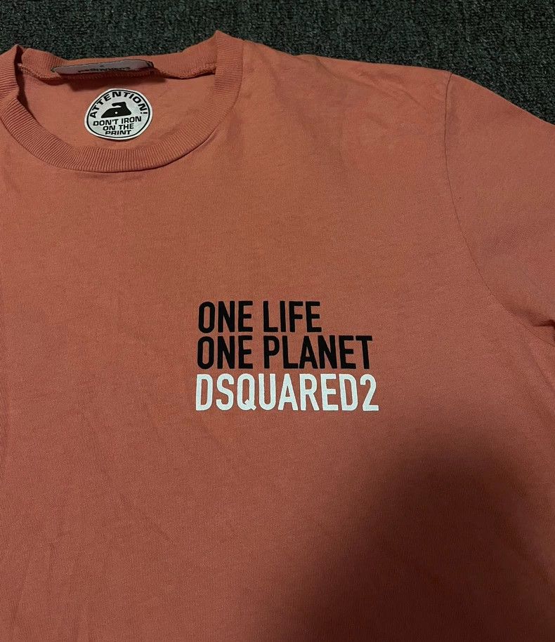 Dsquared2 Dsquared2 One Life One Planet T-Shirt-yf Size US S / EU 44-46 / 1 - 3 Thumbnail