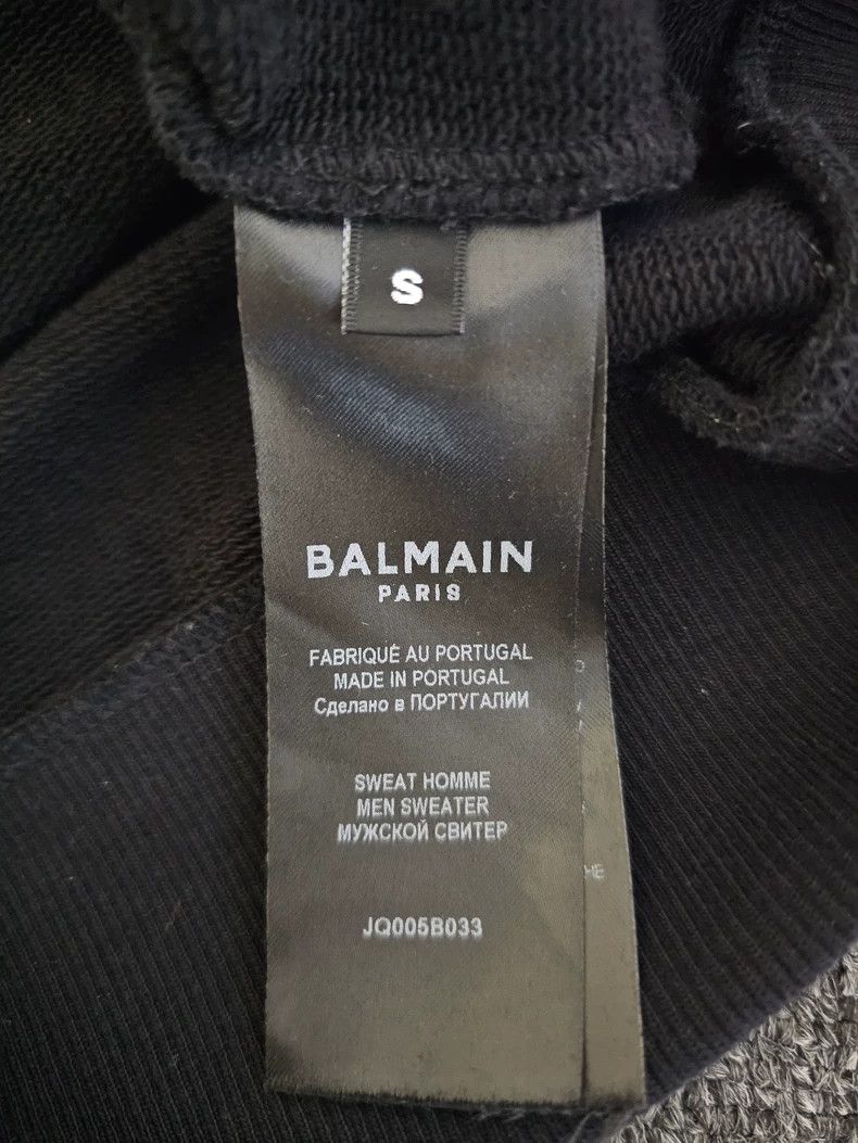 Balmain Balmain Men's Black Sweatshirt-yf Size US S / EU 44-46 / 1 - 5 Thumbnail