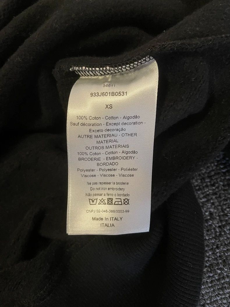 Dior Dior Black Sweatshirt with Scaled Logo-yf Size US XS / EU 42 / 0 - 5 Thumbnail