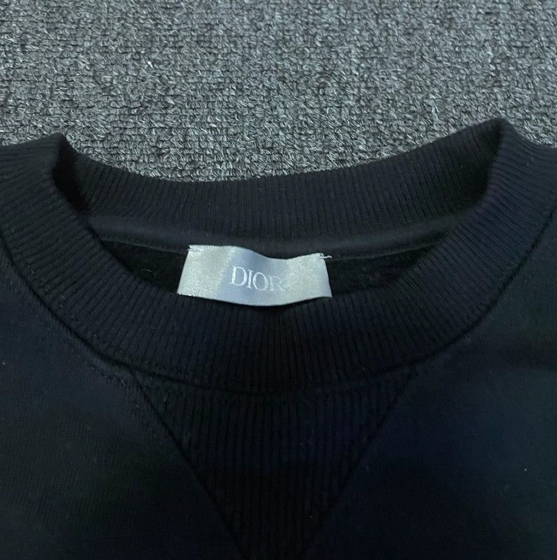 Dior Dior Black Sweatshirt with Scaled Logo-yf Size US XS / EU 42 / 0 - 3 Thumbnail