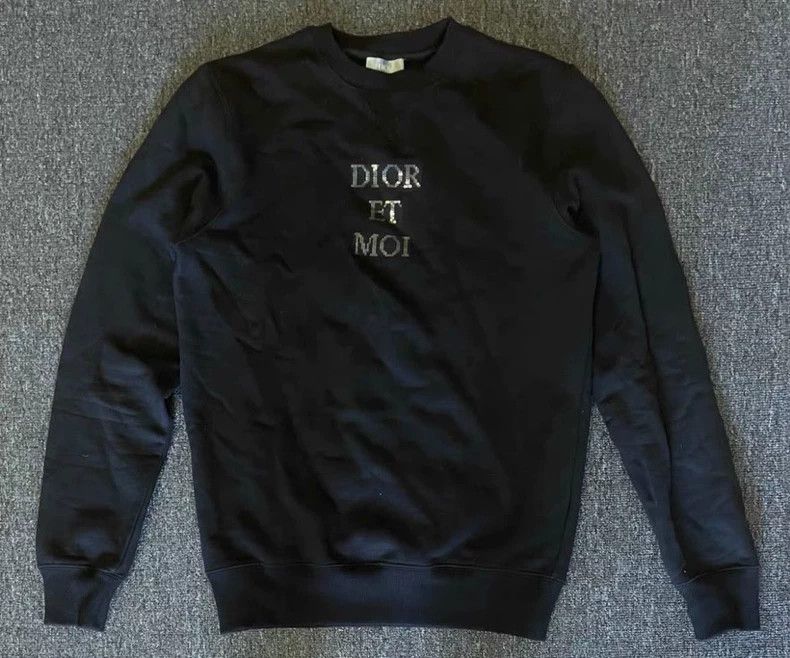 Dior Dior Black Sweatshirt with Scaled Logo-yf Size US XS / EU 42 / 0 - 2 Thumbnail