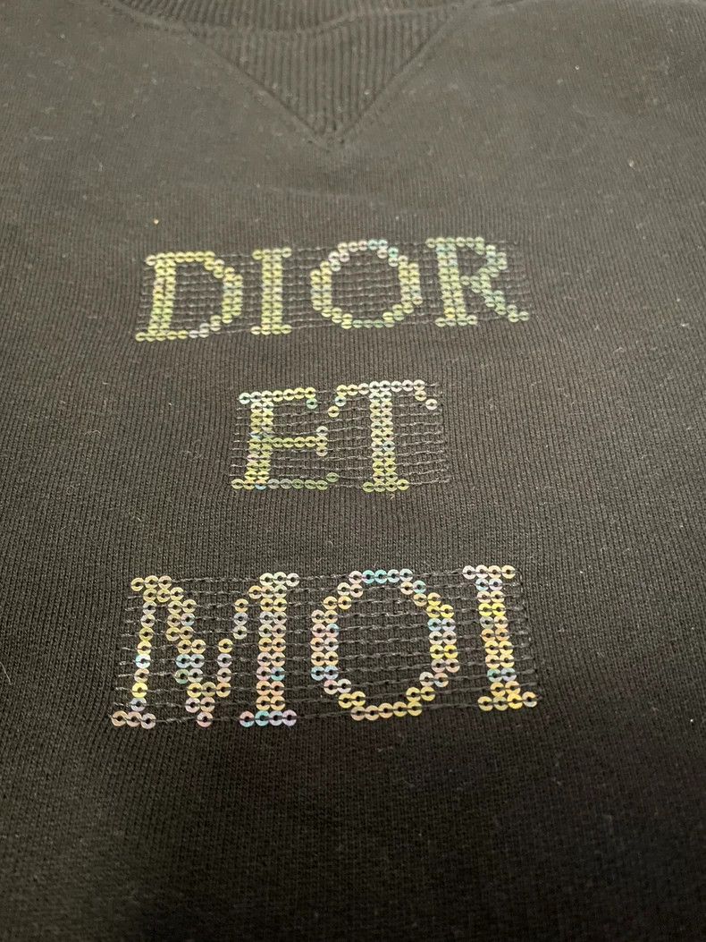 Dior Dior Black Sweatshirt with Scaled Logo-yf Size US XS / EU 42 / 0 - 6 Thumbnail