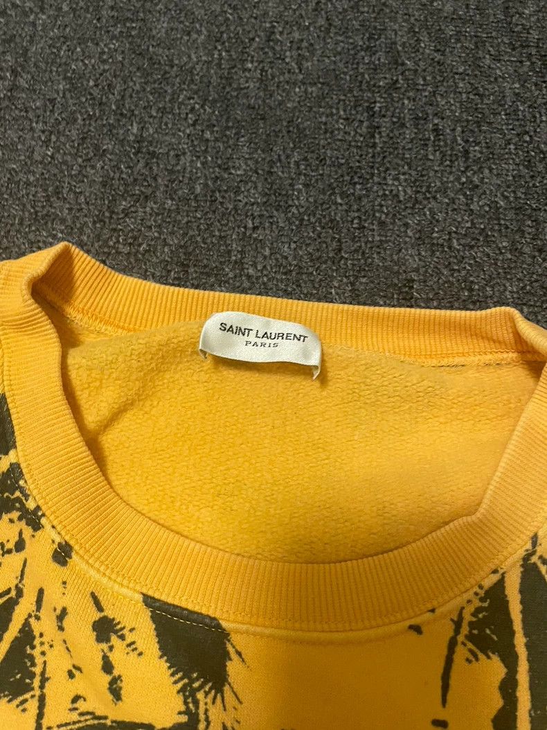 Saint Laurent Paris Saint Laurent Palm Tree Gradient Sweatshirt-yf Size US M / EU 48-50 / 2 - 4 Thumbnail