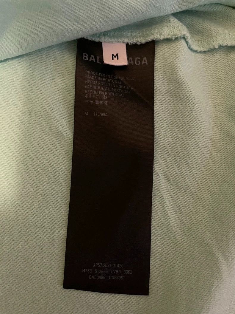 Balenciaga Balenciaga Embroidered Short Sleeve T-Shirt-yf Size US M / EU 48-50 / 2 - 6 Thumbnail