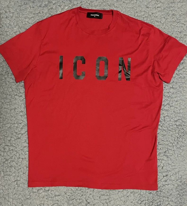 Dsquared2 dsquared2 Red Icon Short Sleeve T-Shirt-yf Size US XL / EU 56 / 4 - 3 Thumbnail