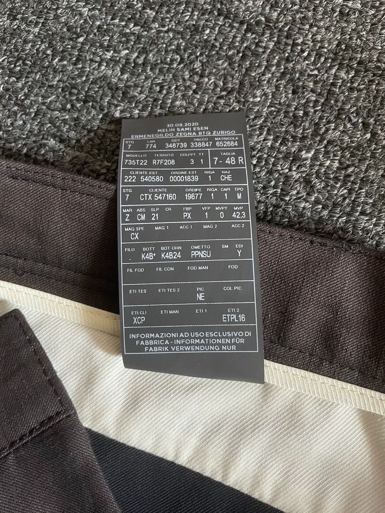 Ermenegildo Zegna Ermenegildo Zegna Wool-Linen Casual Pants-yf Size US 32 / EU 48 - 7 Thumbnail