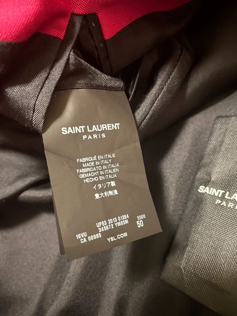 Saint Laurent Paris Saint Laurent Pink Wool Blazer Jacket-yf Size US L / EU 52-54 / 3 - 5 Thumbnail