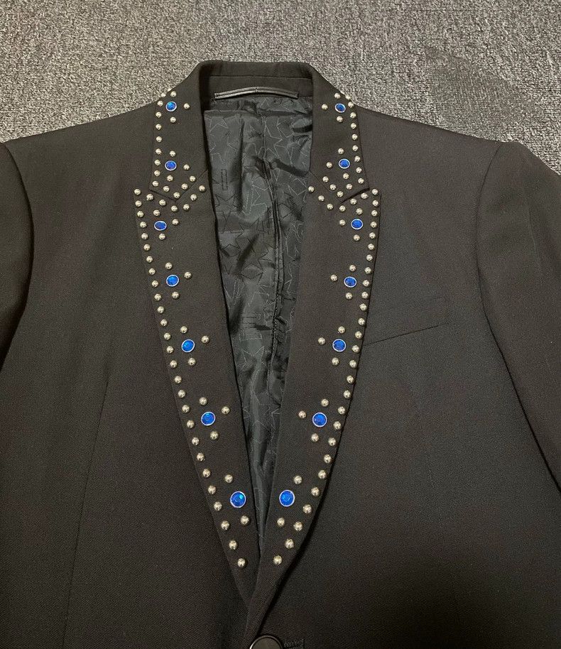 Givenchy Givenchy Wool Blazer Jacket with Studs-yf Size US M / EU 48-50 / 2 - 3 Thumbnail