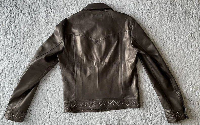 Just Cavalli Just Cavalli Studded Leather Jacket-yf Size US L / EU 52-54 / 3 - 2 Thumbnail