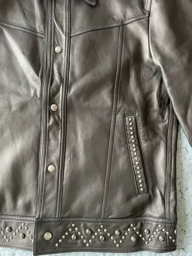 Just Cavalli Just Cavalli Studded Leather Jacket-yf Size US L / EU 52-54 / 3 - 4 Thumbnail
