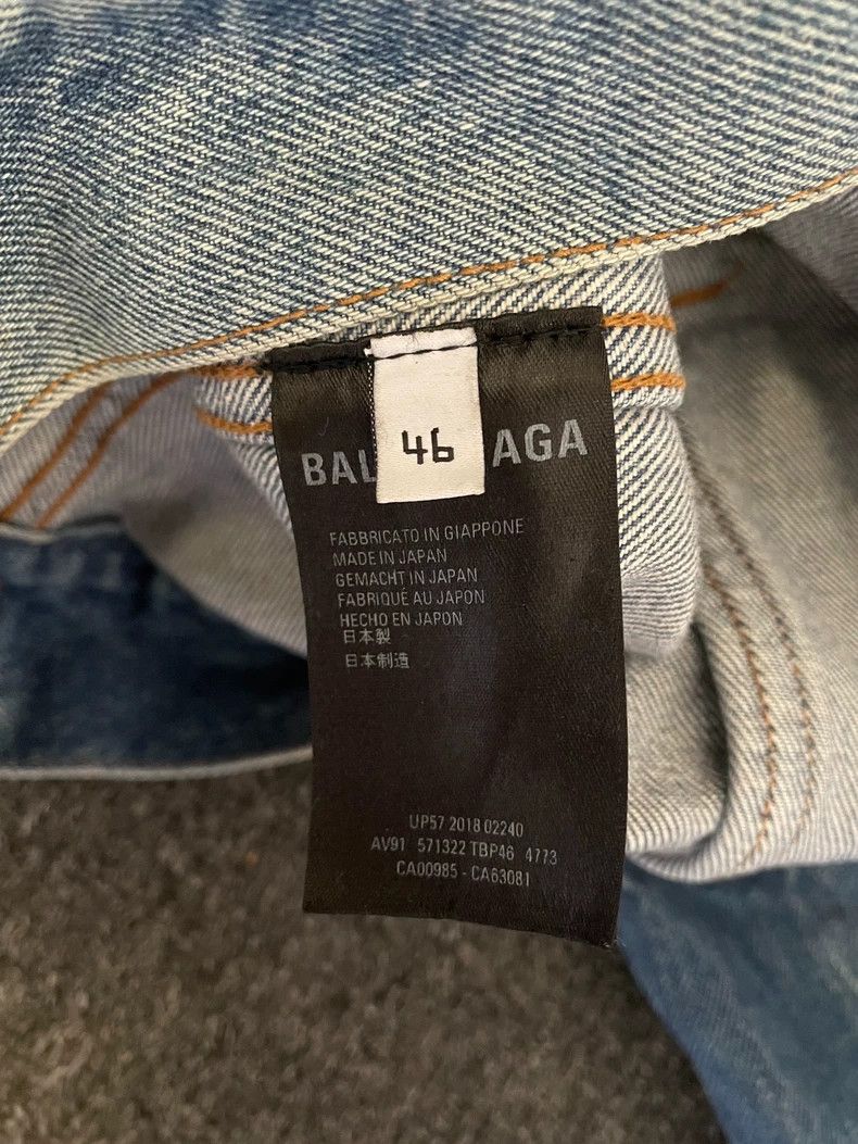 Balenciaga Balenciaga Oversize Denim Jacket-yf Size US M / EU 48-50 / 2 - 6 Thumbnail