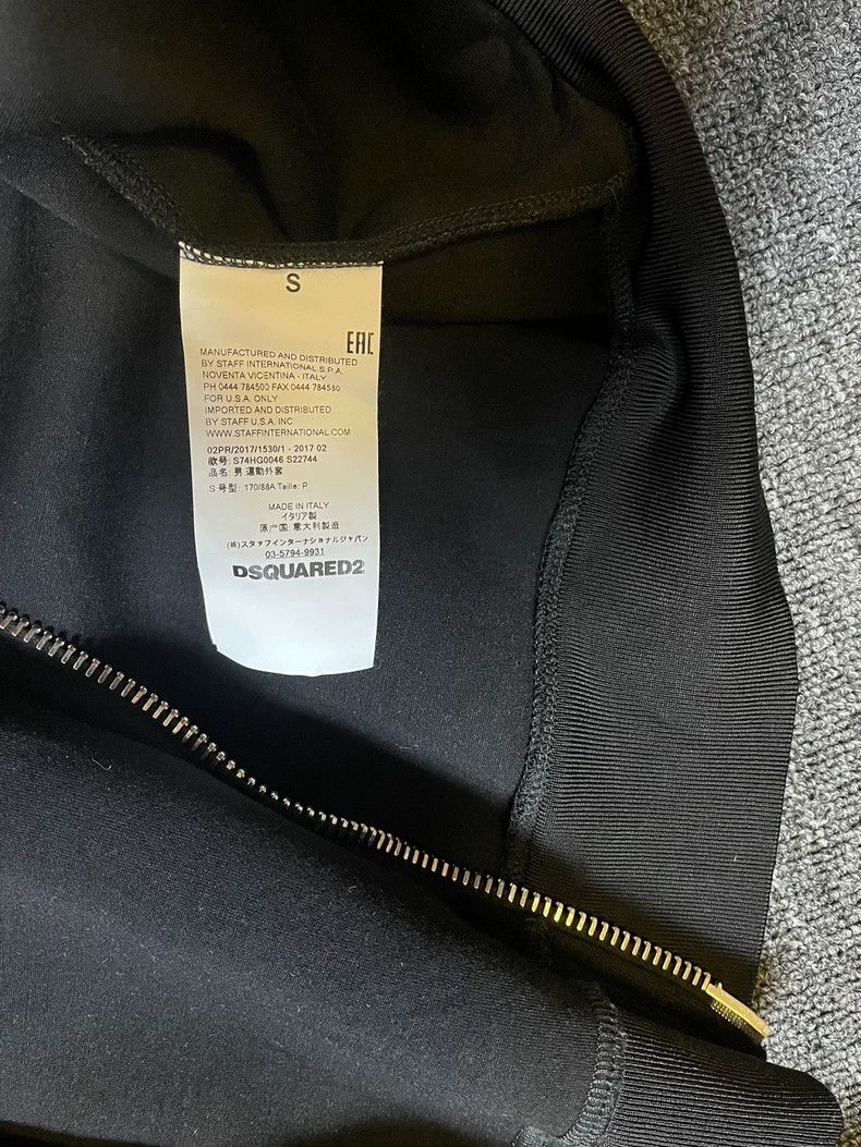 Dsquared2 DSquared2 Black Hooded Sweatshirt Jacket-yf Size US S / EU 44-46 / 1 - 6 Thumbnail
