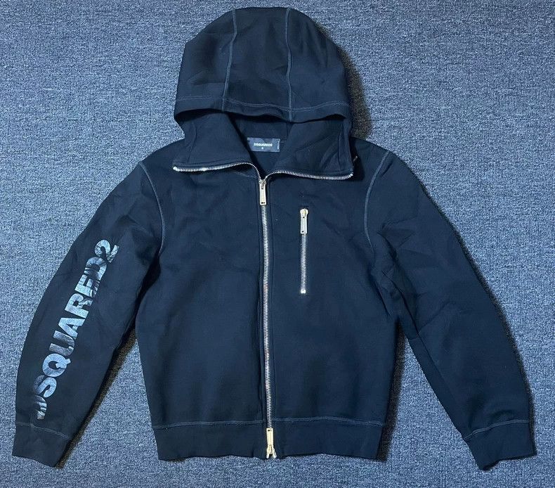 Dsquared2 DSquared2 Black Hooded Sweatshirt Jacket-yf Size US S / EU 44-46 / 1 - 2 Thumbnail