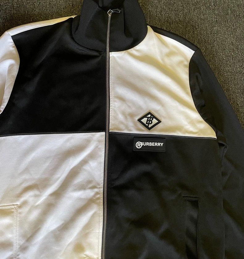 Burberry Burberry Black White Panel Jacket-yf Size US L / EU 52-54 / 3 - 3 Thumbnail
