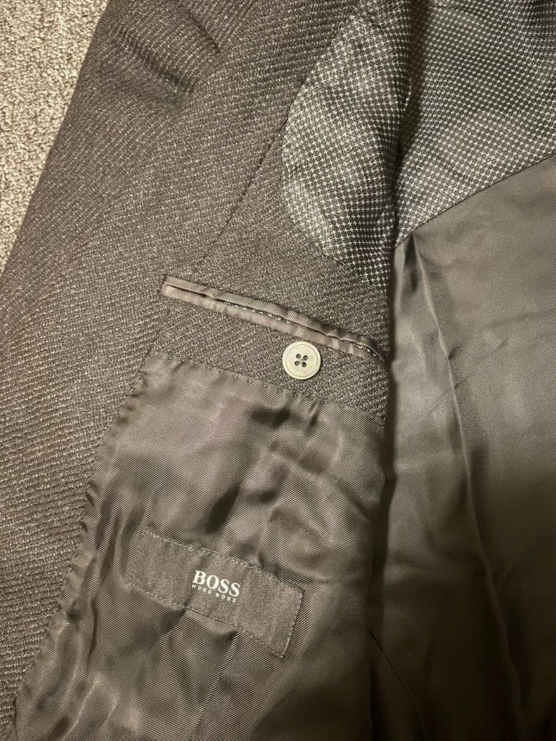Vintage Hugo Boss Wool Blend Suit Jacket-yf Size US M / EU 48-50 / 2 - 4 Thumbnail