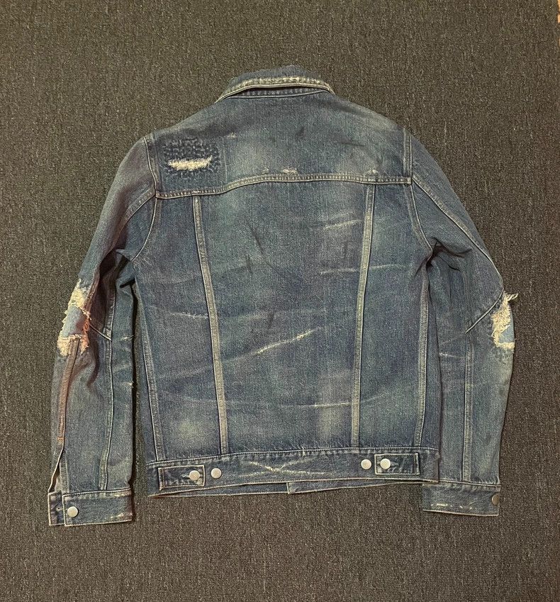 Balmain Balmain Distressed Denim Jacket-yf Size US S / EU 44-46 / 1 - 5 Thumbnail