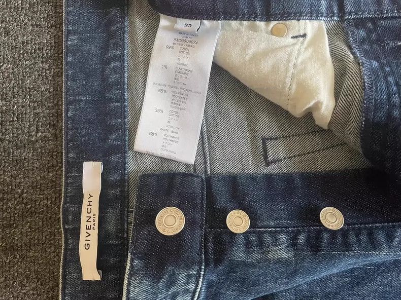 Givenchy Givenchy Side Stripe Logo Denim Jeans-yf Size US 33 - 5 Thumbnail