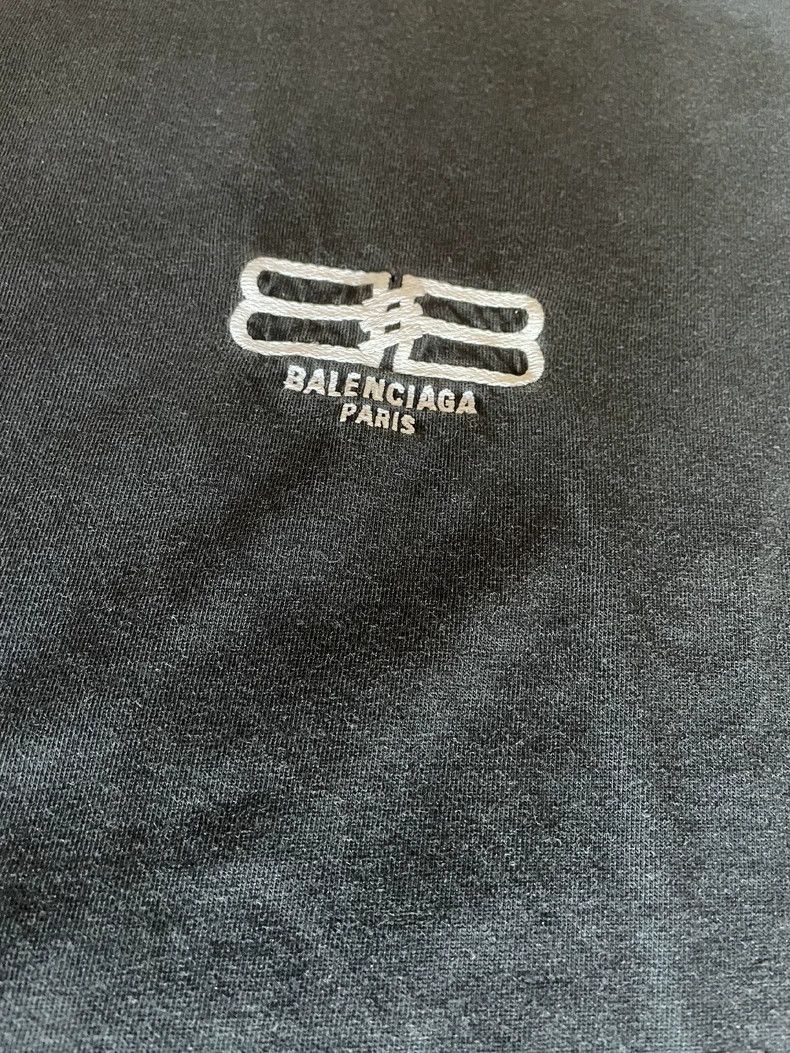 Balenciaga Balenciaga Oversized Washed Black T-Shirt-yf Size US XS / EU 42 / 0 - 2 Thumbnail