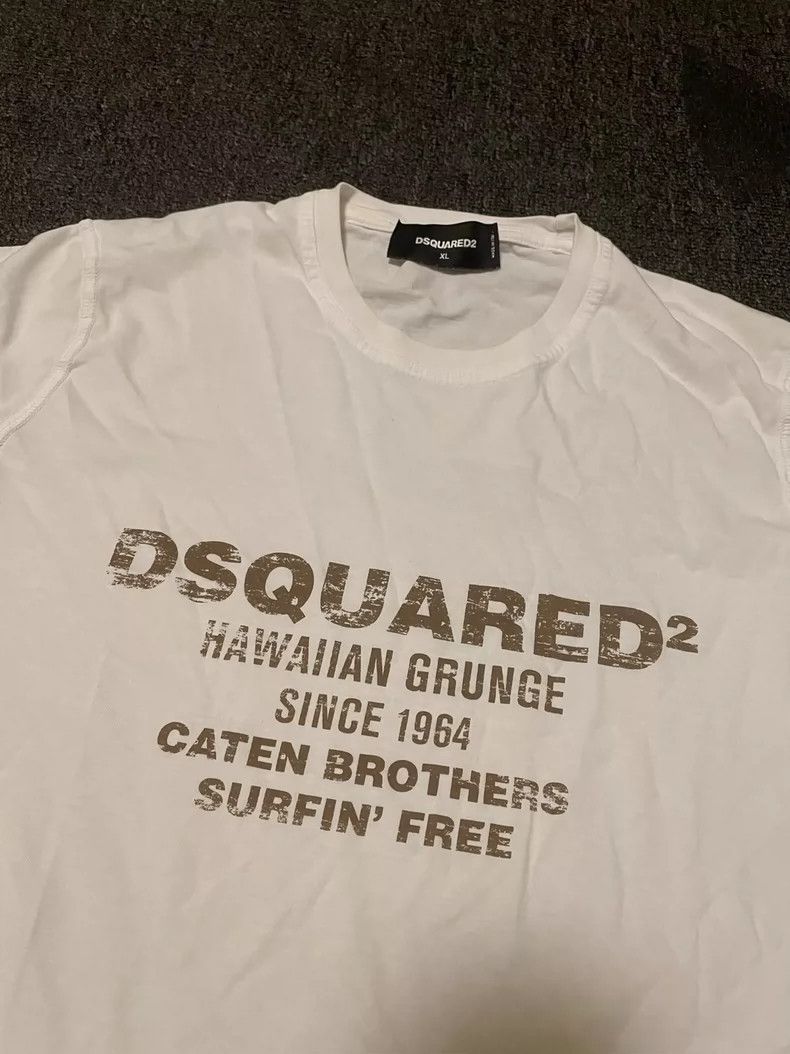 Dsquared2 DSQUARED2 Hawaiian Grunge Short Sleeve Tee-yf Size US XL / EU 56 / 4 - 3 Thumbnail