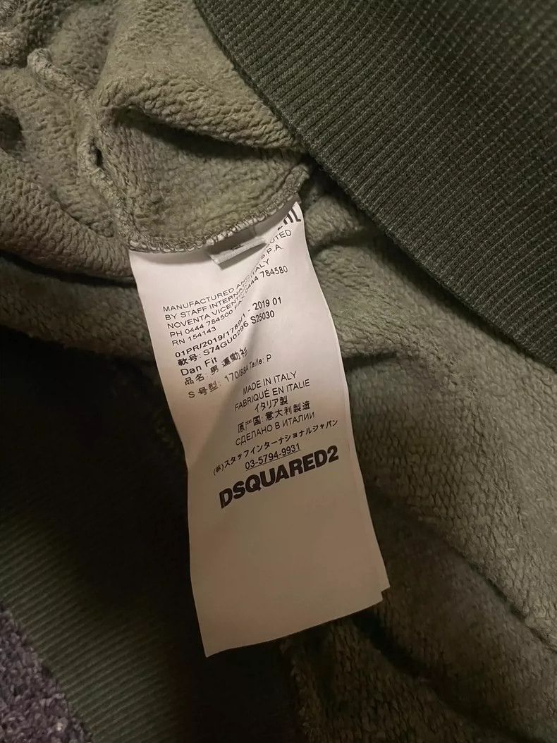 Dsquared2 DSquared2 Washed Green Sweatshirt with Prints-yf Size US S / EU 44-46 / 1 - 5 Thumbnail