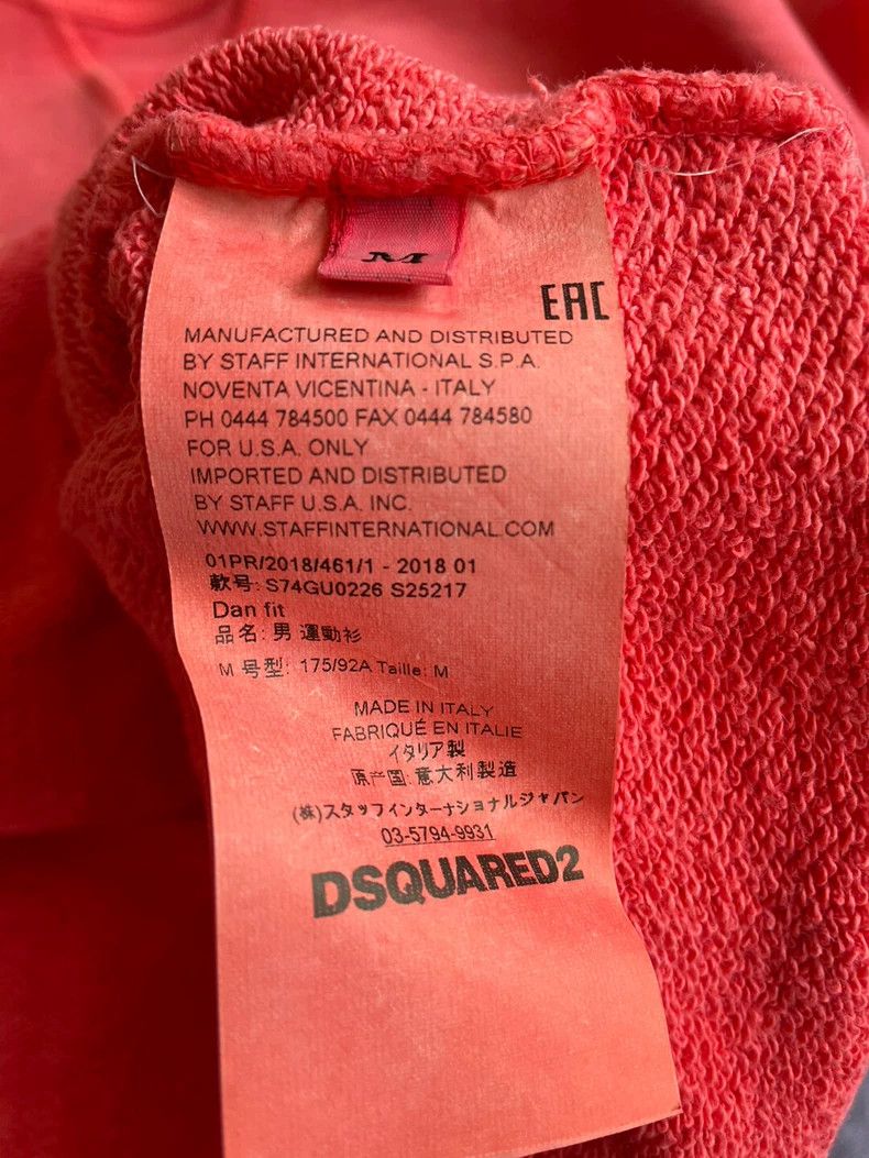Dsquared2 Dsquared2 Classic Orange Red Sweatshirt-yf Size US M / EU 48-50 / 2 - 3 Thumbnail