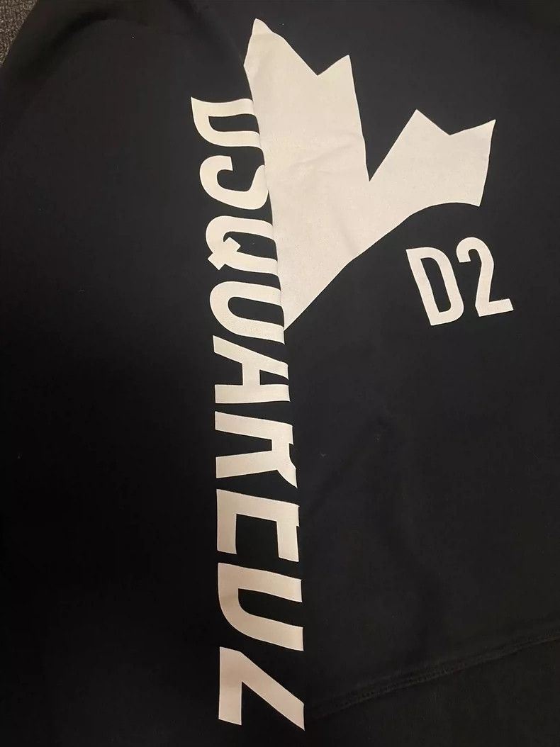 Dsquared2 Dsquared2 Oversize Black Maple Leaf Sweatshirt-yf Size US S / EU 44-46 / 1 - 5 Thumbnail