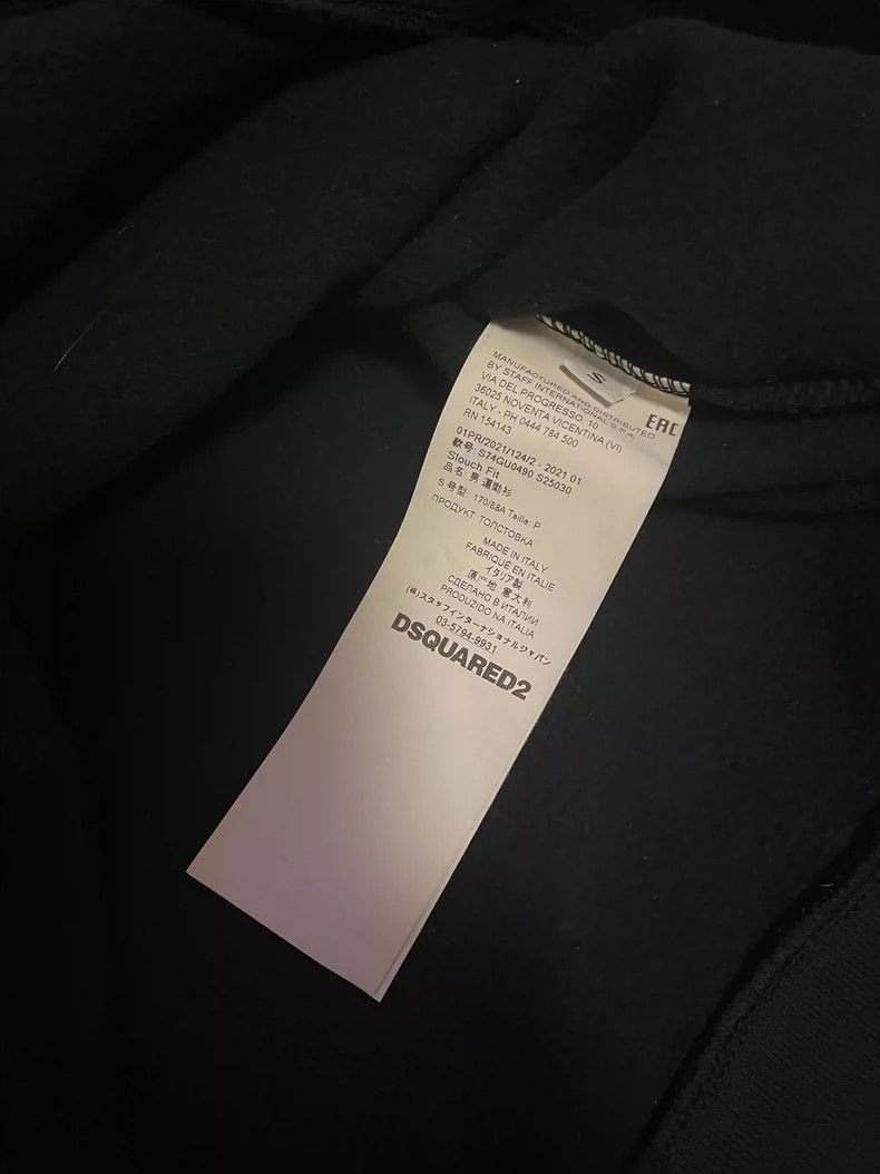Dsquared2 Dsquared2 Oversize Black Maple Leaf Sweatshirt-yf Size US S / EU 44-46 / 1 - 6 Thumbnail