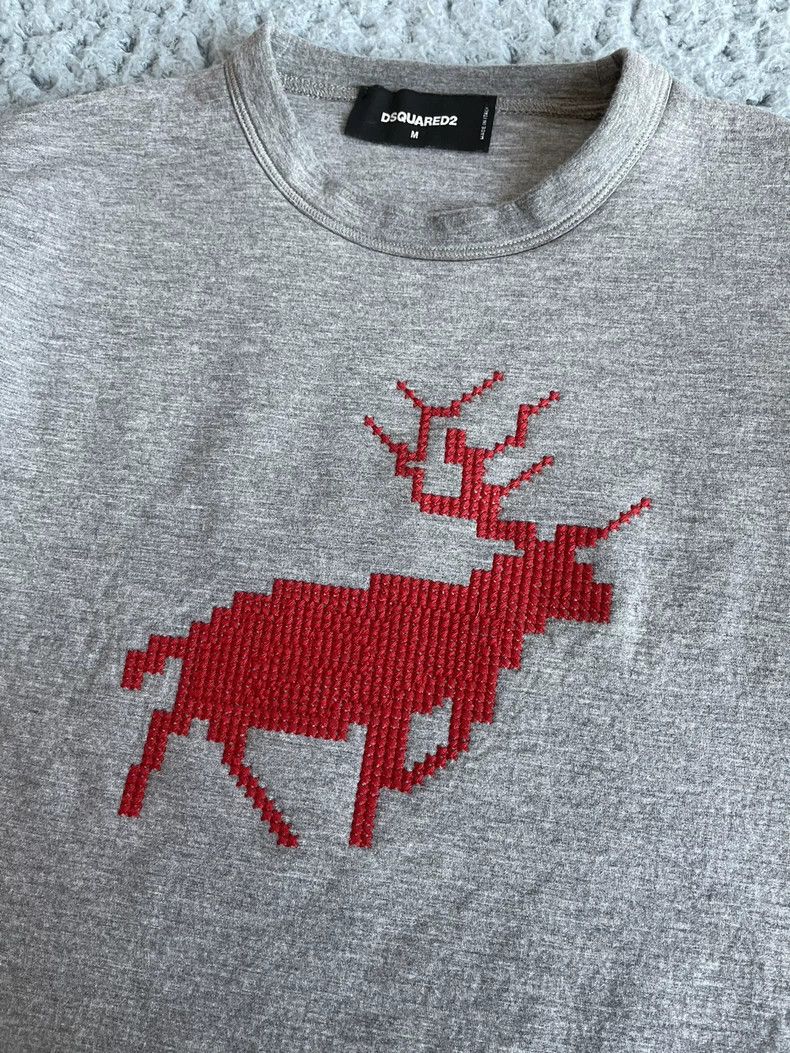 Dsquared2 DSquared2 Embroidered Deer Sweatshirt-yf Size US M / EU 48-50 / 2 - 2 Thumbnail