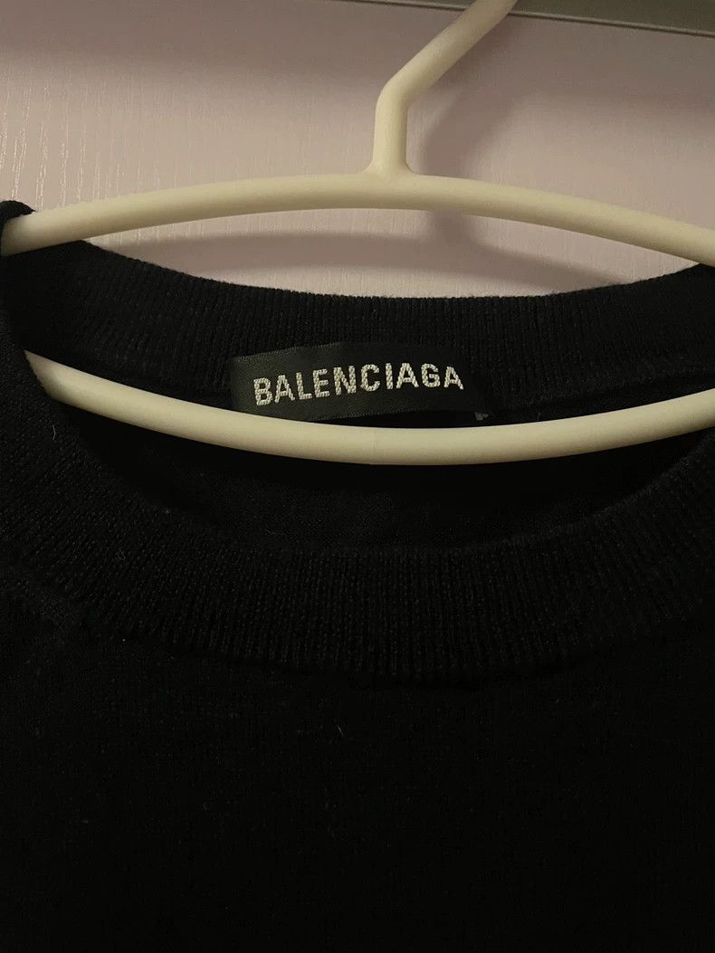Balenciaga Balenciaga Black Wool Sweater Unisex-yf Size US M / EU 48-50 / 2 - 4 Thumbnail