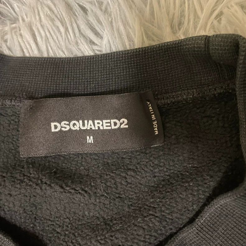 Dsquared2 DSquared2 Black Washed Sweatshirt-yf Size US M / EU 48-50 / 2 - 3 Thumbnail
