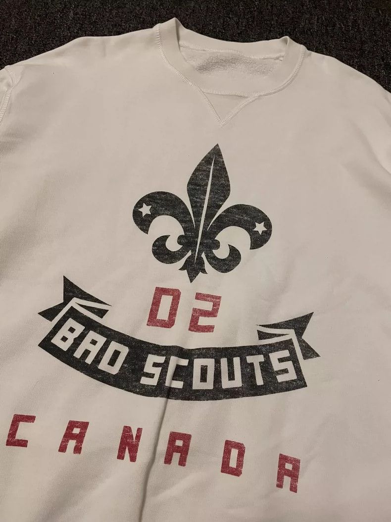 Dsquared2 Dsquared2 White Bad Scouts Sweatshirt-yf Size US M / EU 48-50 / 2 - 3 Thumbnail