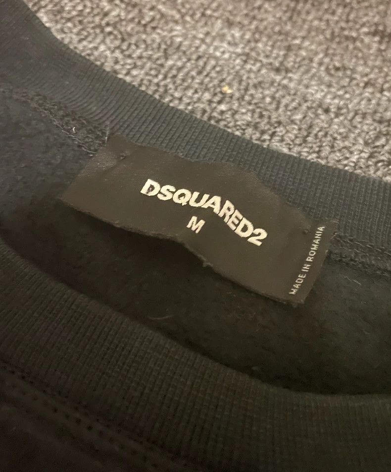 Dsquared2 DSquared2 Black Logo Sweatshirt-yf Size US M / EU 48-50 / 2 - 4 Thumbnail