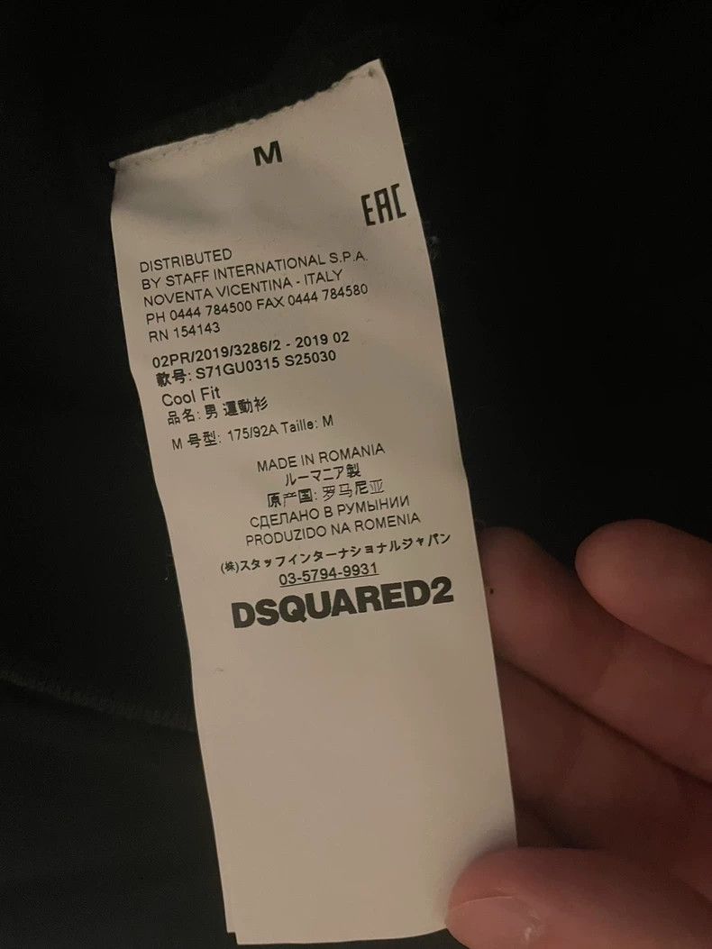 Dsquared2 DSquared2 Black Logo Sweatshirt-yf Size US M / EU 48-50 / 2 - 5 Thumbnail