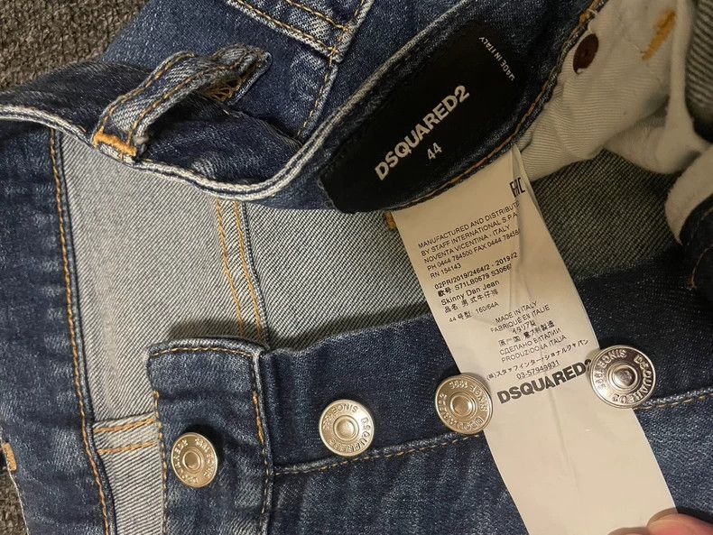 Dsquared2 Dsquared2 Men's Denim Jeans with Stretch-yf Size US 44 / EU 60 - 6 Thumbnail