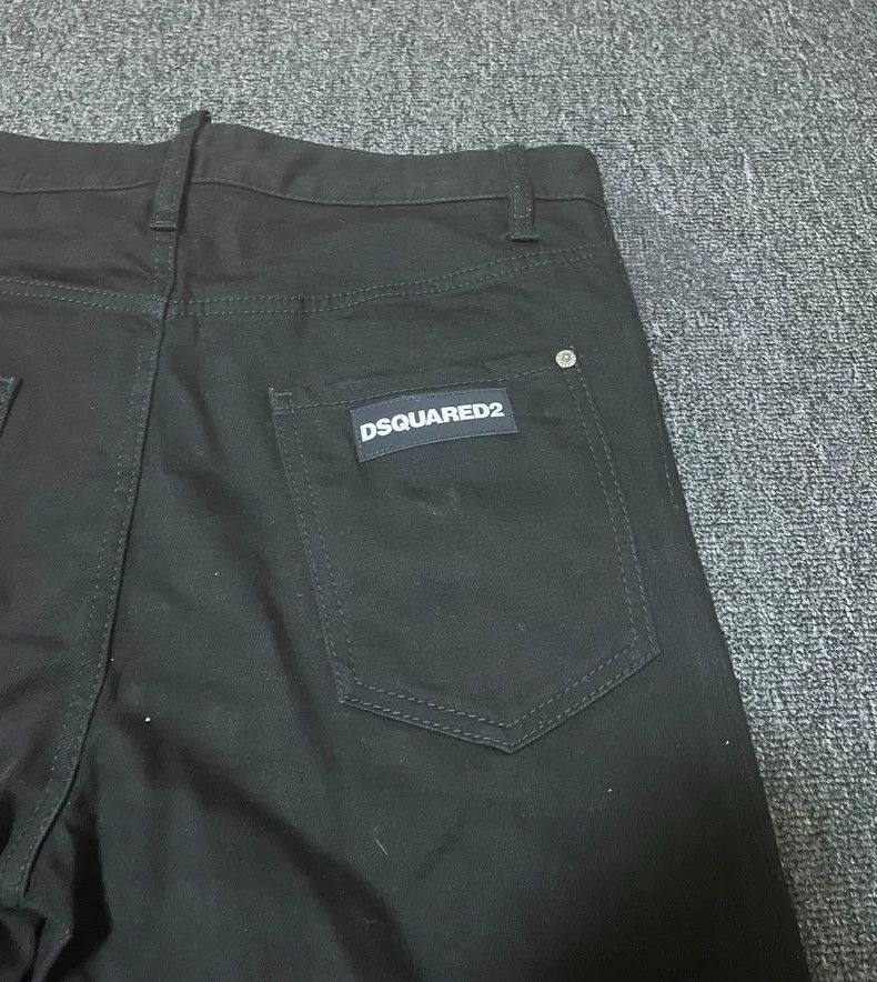 Dsquared2 Dsquared2 Side Zip Black Denim Jeans-yf Size US 34 / EU 50 - 4 Thumbnail