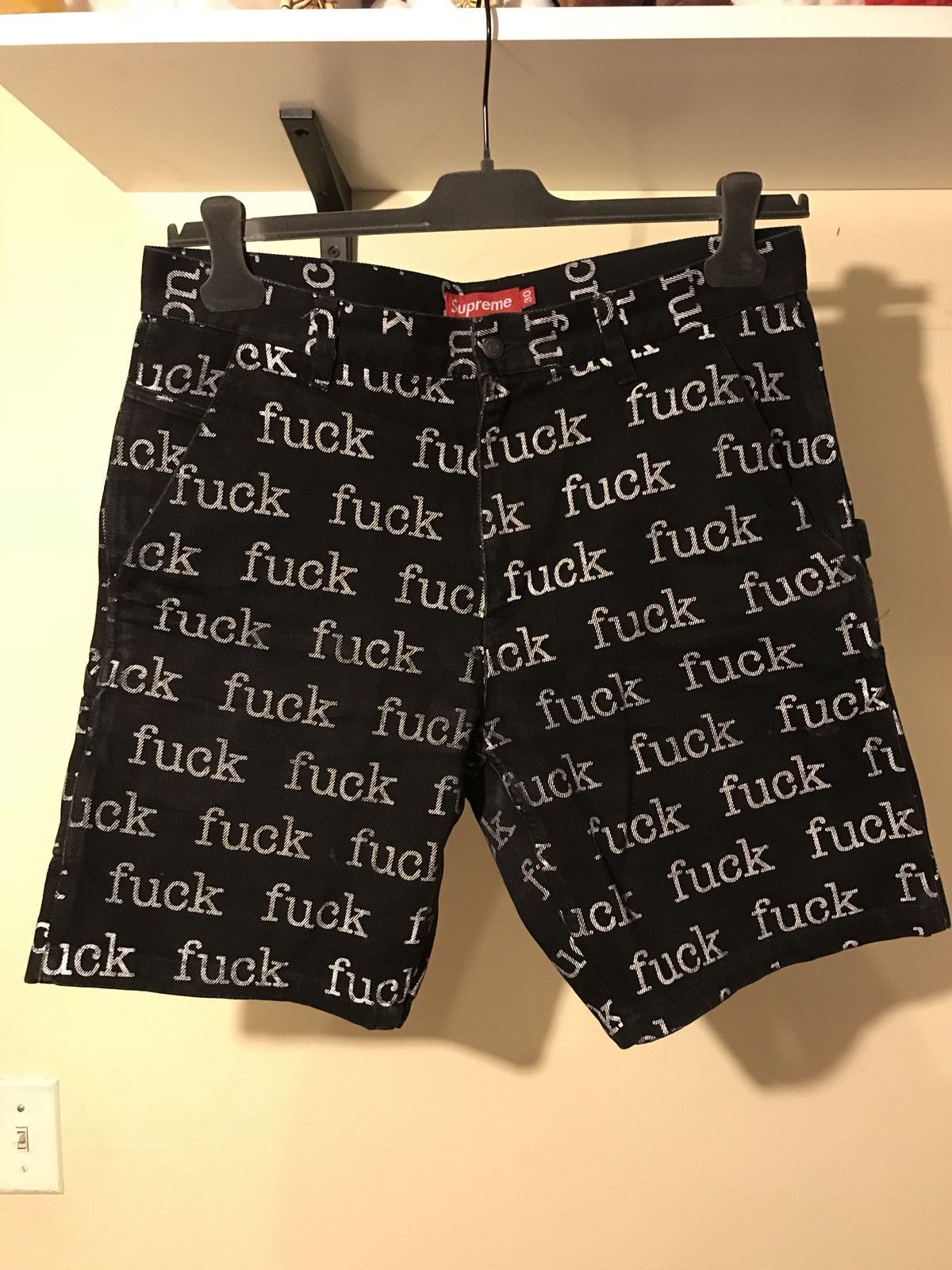 Supreme Supreme Denim Fuck Shorts | Grailed