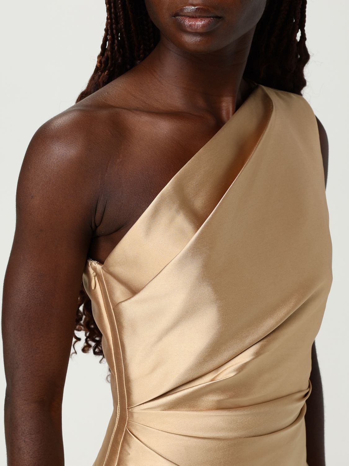 Solace London Solace London Dress Woman Champagne Size S / US 4 / IT 40 - 4 Thumbnail