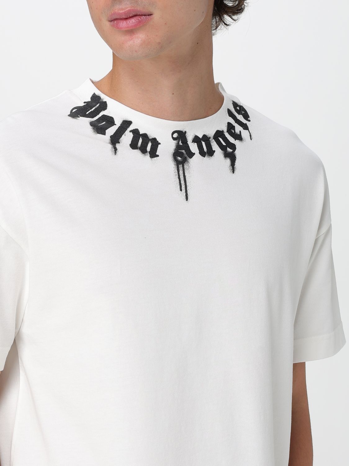 Palm Angels Palm Angels T-Shirt Men White Size US S / EU 44-46 / 1 - 4 Thumbnail