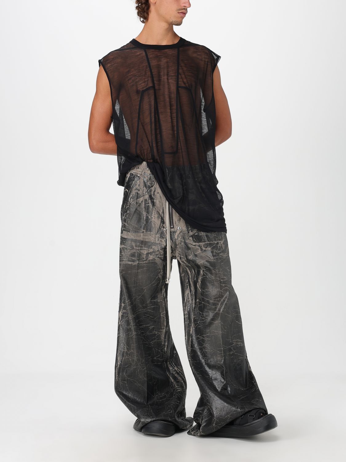 Rick Owens Rick Owens T-Shirt Men Black Size US M / EU 48-50 / 2 - 2 Thumbnail